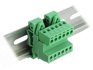 DeLOCK 66080 blok zaciskowy 6-pin Zielony