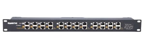 Extralink Gigabit PoE-injektor med 12 portar, 12x 1000 Mb/s RJ45, rackmonterat hölje