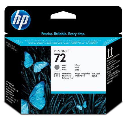 HP Głowica drukująca 72 DesignJet: szary i czarny fotograficzny