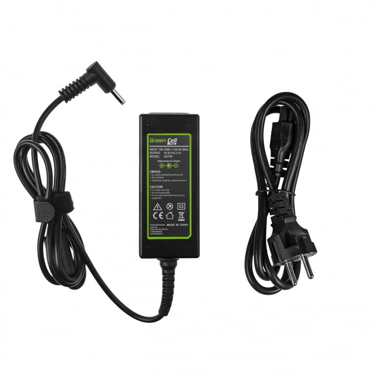 Green Cell AD74P adapter zasilający/ inwentor Wewnętrzna 45 W Czarny