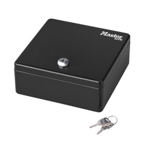 MASTER LOCK KDS1EURHRO Kassette, schwarz, Stahl, 1 Stück.