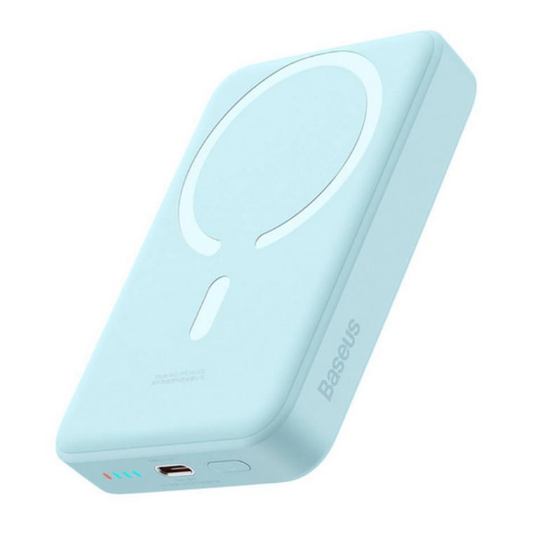 фото Зовнішній акумулятор (павербанк) Baseus Magnetic Mini Wireless Fast Charge 30W 10000 mAh Blue (PPCX110203)