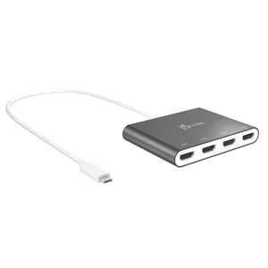 j5create Bärbara datorer – Tillbehör – Extern grafikkort via USB 1920 x 1080 px Silver