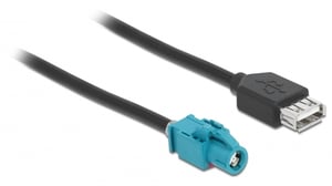 DeLOCK HSD-kabel, hona till USB 2.0 typ A, hona, 1 m, Premium