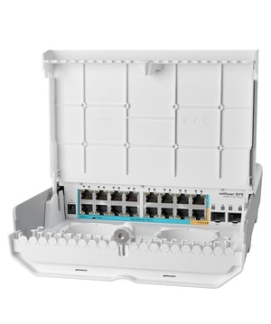 Mikrotik netPower 15FR Fast Ethernet (10/100) Obsługa PoE Biały