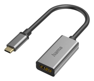 Hama 00200303 USB-C to HDMI Cable Adapter, Gray