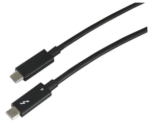 Lenovo 4Z51A40455 Thunderbolt-kabel 2 m 40 Gbit/s Svart