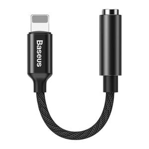 Baseus CALL3-01 kabel do telefonu Czarny 3.5mm Lightning