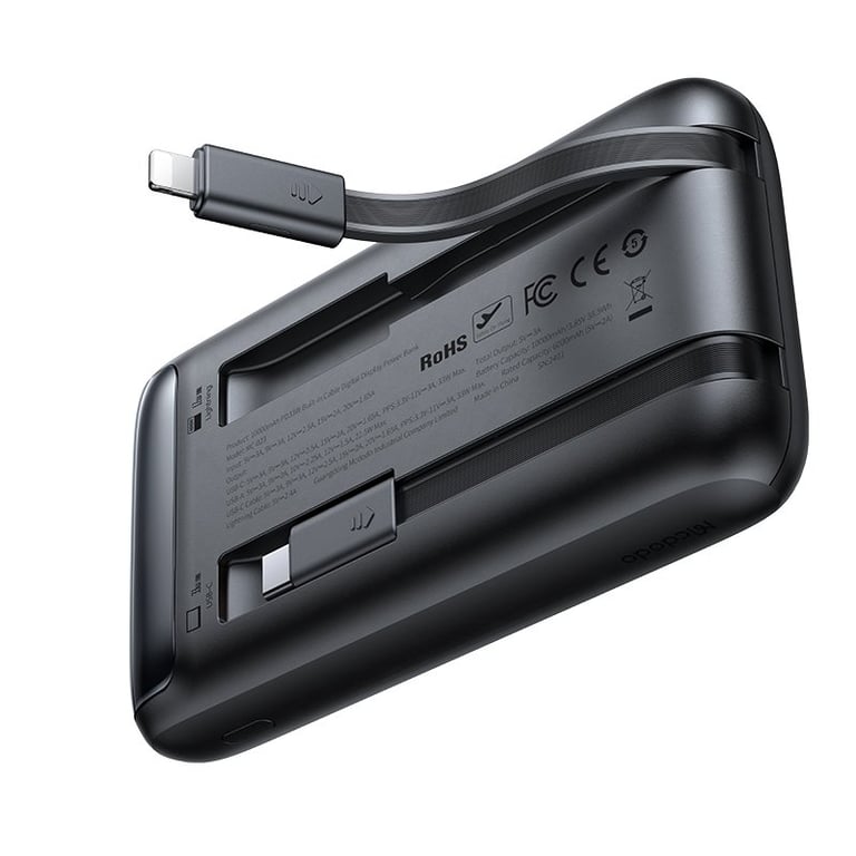 фото Зовнішній акумулятор (павербанк) Mcdodo MC-0231 10000 mAh Black