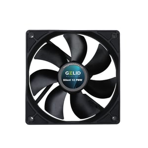 Gelid Solutions Silent Datorchassi Fläkt 12 cm Svart