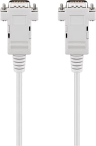 Goobay 50549 Parallel Cable, Gray, 2 m, DB-9