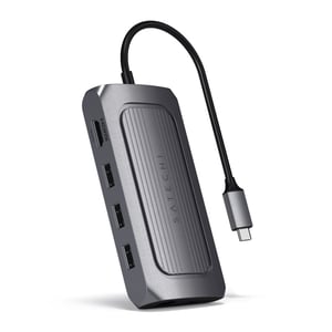 Satechi ST-U4MA3M stacja dokująca USB Type-C Szary