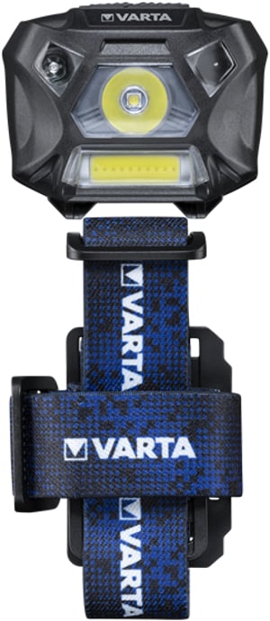 Varta WORK FLEX MOTION SENSOR H20 Czarny, Niebieski Latarka czołowa LED