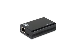 LevelOne POS-5001 Netzwerk-Splitter, PoE-Unterstützung, schwarz