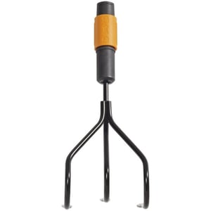 Fiskars QuikFit Black, Orange Hand Cultivator