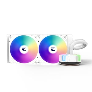 Zalman Reserator5 Z24 ARGB WHITE All-in-One-Flüssigkeitskühler für CPUs, 12 cm, weiß