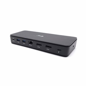 i-tec TB4DUALDPDOCKPDPRO Wired Thunderbolt 4 Docking Station, Black