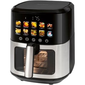 ProfiCook PC-FR 1286 H fritös Enkel 6,5 l Fristående 1700 W Varmluftsfritös Svart, Rostfritt stål