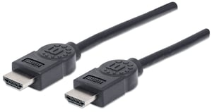 Manhattan 306119 HDMI-kabel 1,8 m, HDMI typ A (standard), svart