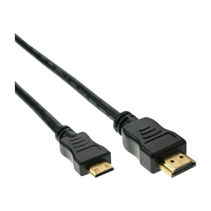 InLine 17455P kabel HDMI 5 m HDMI Typu A (Standard) HDMI Type C (Mini) Czarny