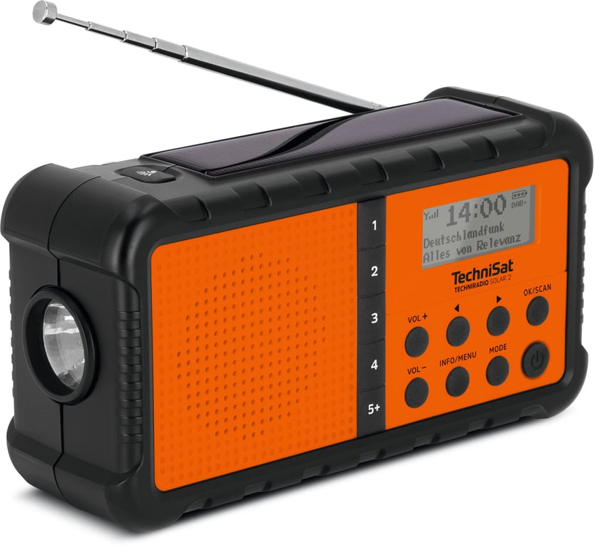 фото Радиоприемник TechniSat Techniradio Solar 2 Black/Orange 3