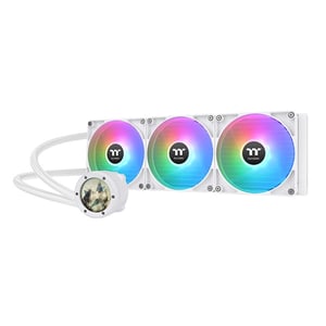Thermaltake TH420 V2 Ultra ARGB Hybrid-CPU-Kühler, weiß, 1 Stück.