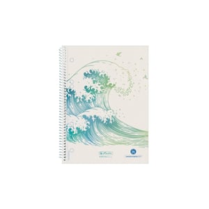 Herlitz GREENline notatnik A5 70 ark. Biały