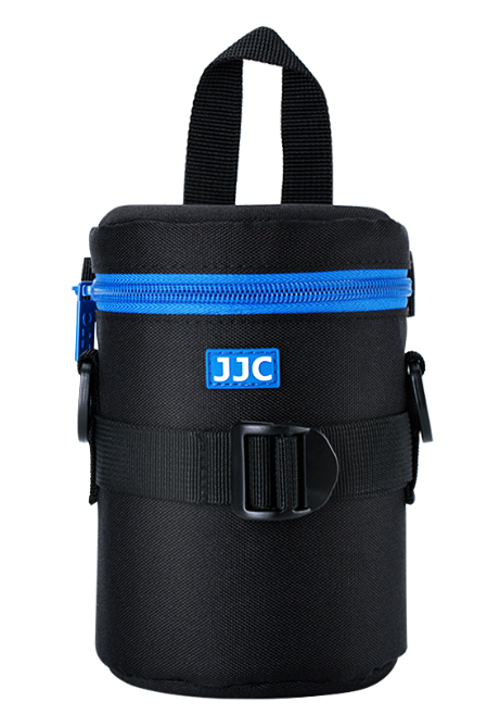 JJC DLP-2II futerał / pokrowiec na obiektyw aparatu Czarny, Niebieski Poliester Etui zamykane