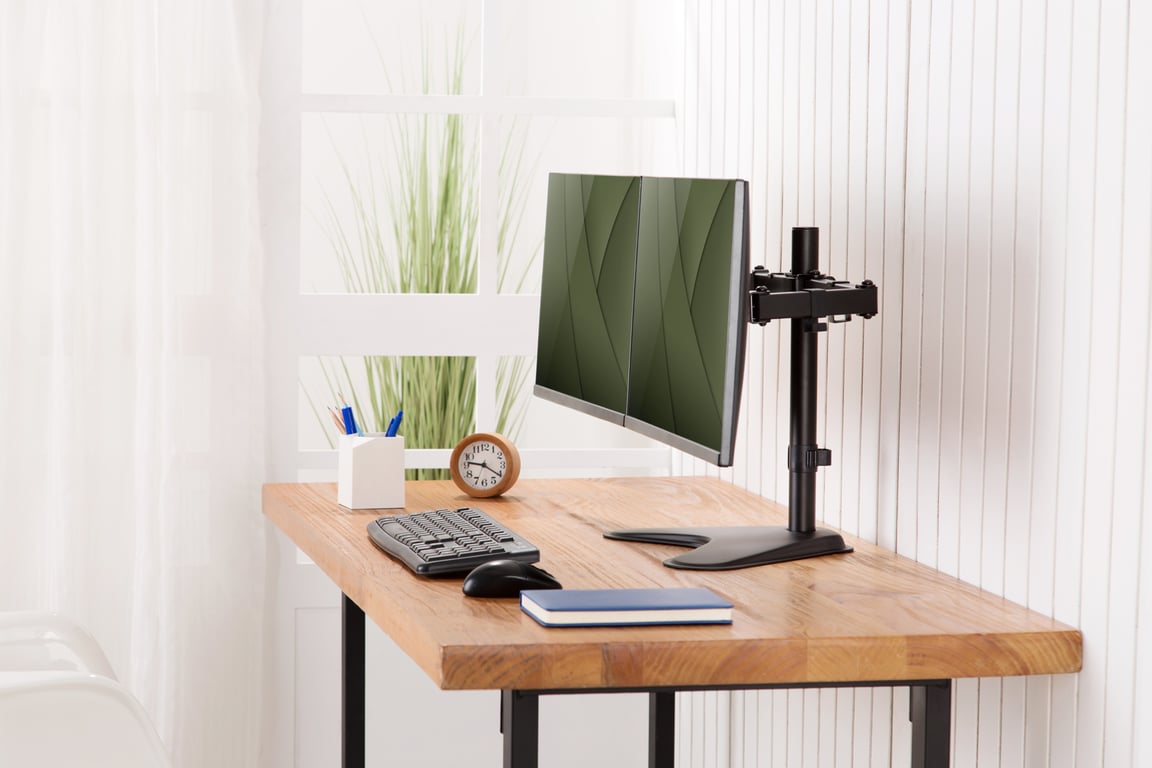 Digitus Stojak na dwa monitory, 2x 32", 2x 8 kg