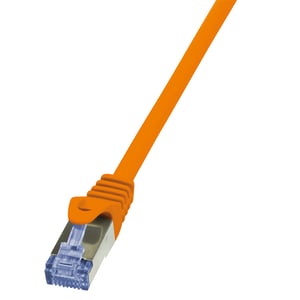 LogiLink 0.5m Cat.6A 10G S/FTP kabel sieciowy Pomarańczowy 0,5 m Cat6a S/FTP (S-STP)