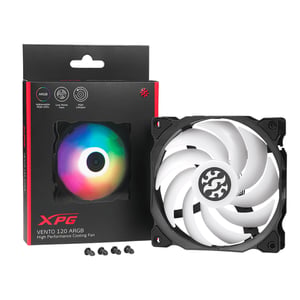 XPG VENTO 120 ARGB Datorchassi Fläkt 12 cm Svart 1 st.