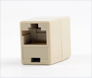 Gembird TA-350/10 adapter för 8P8C RJ-45-kablar, beige