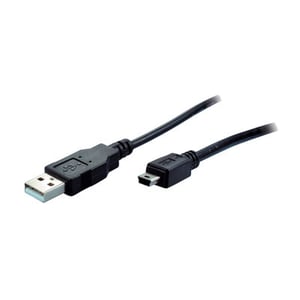 S/CONN maximum connectivity USB A/B 2m kabel USB USB 2.0 Mini-USB B 0,48 Gbit/s Czarny