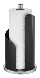 GEFU CURVE Paper Towel Holder Stainless Steel Black, Stainless Steel