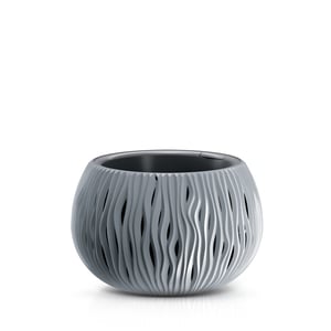 Prosperplast DSK290-405U Flower Pot, Gray Ceramic, 1 pc.