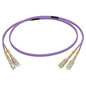 C2G 1M LC/LC OM4 LSZH FIBRE PATCH - VIOLET kabel InfiniBand / światłowodowy Fioletowy