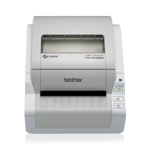 Brother TD-4100N Direktthermodrucker für Etiketten, 300 x 300 DPI, 110 mm/s