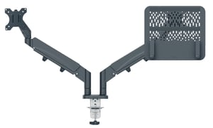 Leitz 65380089 Monitor Mount / Stand, 81.3 cm (32"), Desk, Dark Gray