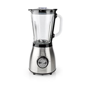 Nedis KABL350CAL 1.5 L Blender, 800 W Countertop Blender, Black, Silver