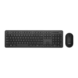 ASUS CW100 klawiatura Dołączona myszka Uniwersalne RF Bezprzewodowy + USB Czarny