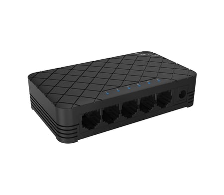 Ruijie Networks RG-ES05G przełącznik sieciowy Nie zarządzany Gigabit Ethernet (10/100/1000) Czarny