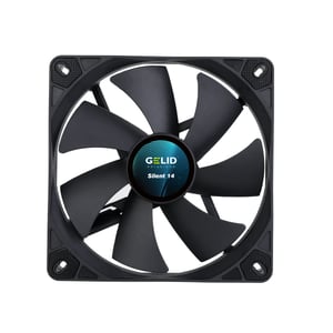 Gelid Solutions FN-PX14-11 kylsystem för datorer Datorchassi Fläkt 14 cm Svart 1 st.