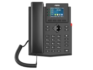 Fanvil X303P telefon VoIP Czarny 4 linii LCD