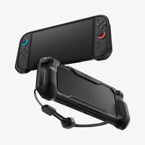 Spigen Rugged Armor Nintendo Case Thermoplastic Polyurethane (TPU) Black