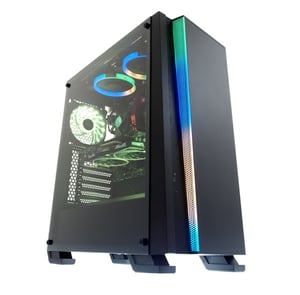 iBox OW4 zabezpieczenia & fästen för Midi Tower-datorer, svarta