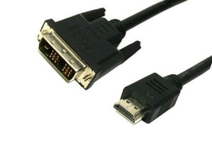 MediaRange MRCS118 adapter kablowy 2 m HDMI DVI Svart