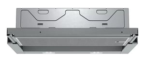 Siemens iQ100 LI64LA521 Dunstabzugshaube, halb-eingebaut (ausziehbar), Metallic, Silber, 389 m³/h
