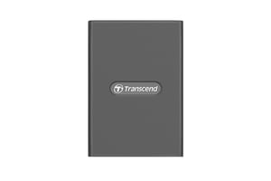 Transcend RDE2 USB 3.2 Gen 2 Type-C Card Reader, Gray
