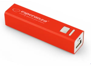Esperanza EMP102R powerbank 2400 mAh Röd