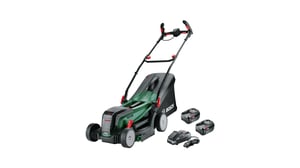 Bosch 37-550 Standard Lawn Mower, Battery-Powered, Black, Green